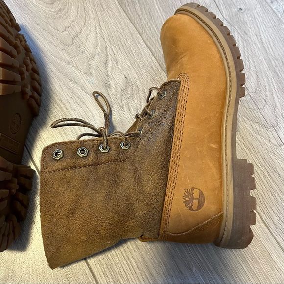 Timberland WOMEN'S JAYNE WATERPROOF FLEECE FOLD-DOWN BOOTS size 8 M - Picture 9 of 15